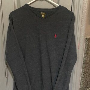 Polo by Ralph Lauren Men's Dark Gray Long Sleeve Shirt